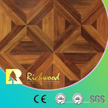 Piso laminado laminado de la madera de la teca de la textura del roble blanco de la madera comercial de 8.3mm